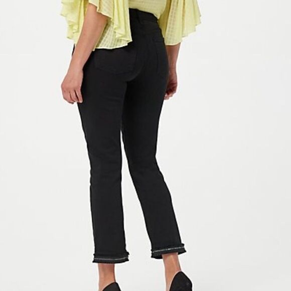 NWT Jen7 for 7 for All Mankind Ankle Straight black 2/26 - Picture 3 of 16